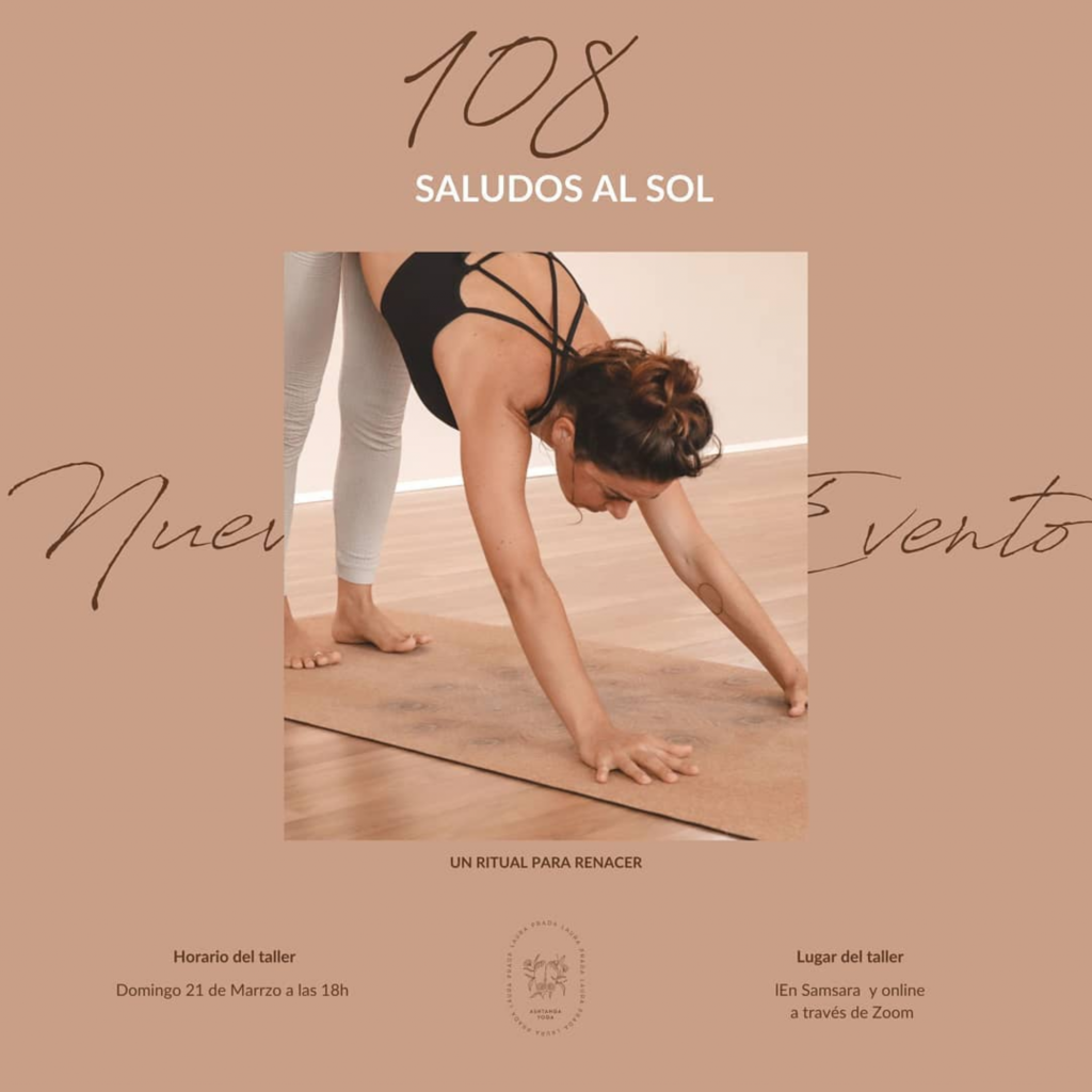 Evento 108 saludos al sol en Murcia por Laura Prada Unita Yoga Samsara Murcia